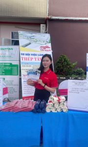 Tay Nam Steel's booth at Job Fair 2025