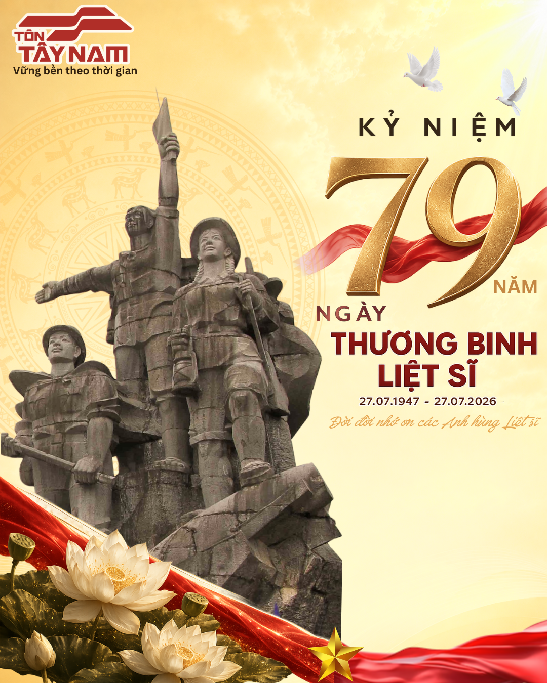 TÔN TÂY NAM ĐỒNG LOẠT HƯỚNG VỀ 50 NĂM GIẢI PHÓNG MIỀN NAM – THỐNG NHẤT ĐẤT NƯỚC - Tôn Tây Nam